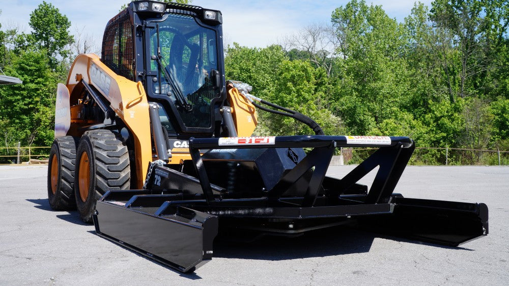 Brush Cutter Skid Steer Attachment by Blue Diamond