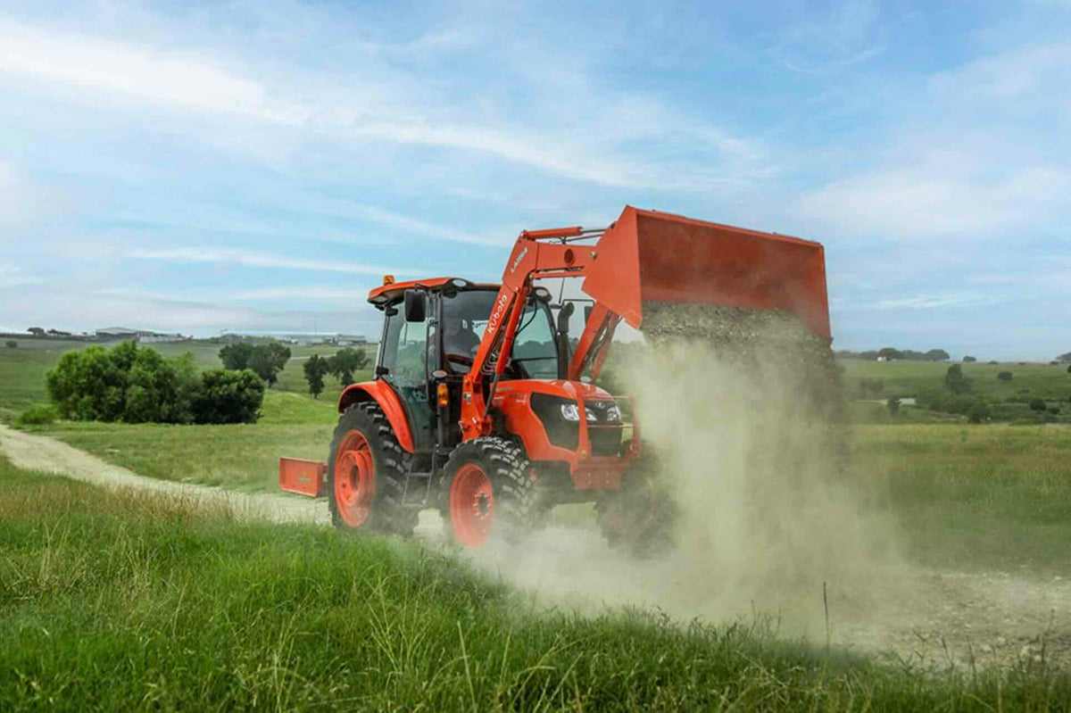 Kubota Tractor with bucket attachment
