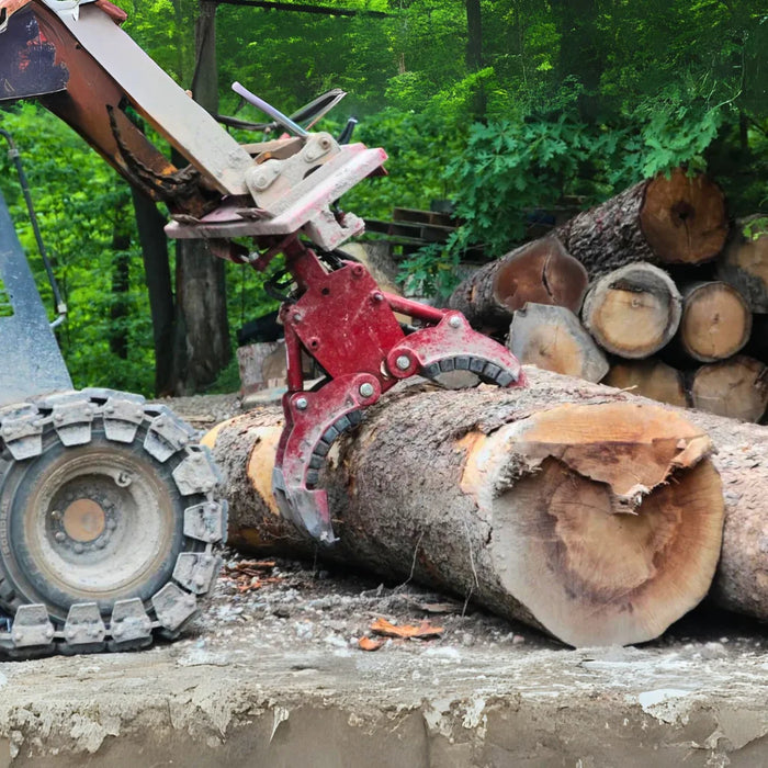 EZ SPOT UR 3-Finger Rock and Tree Hand Skid Steer Grapple Attachment