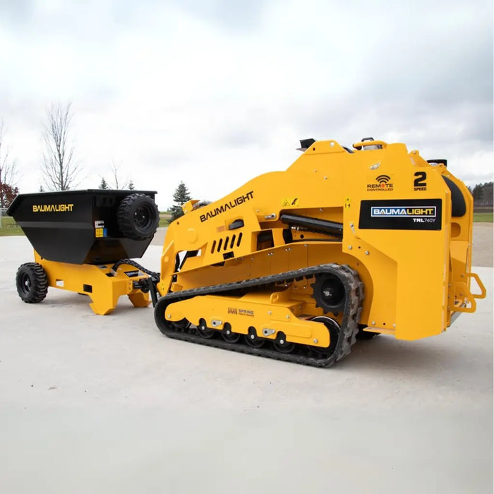Baumalight DW51QT Mini Wheeled Tow Behind Dumper for Mini Skid Steers