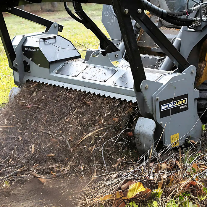 Baumalight MS972 Heavy Duty Fixed Tooth Brush Mulcher For Skid Steers