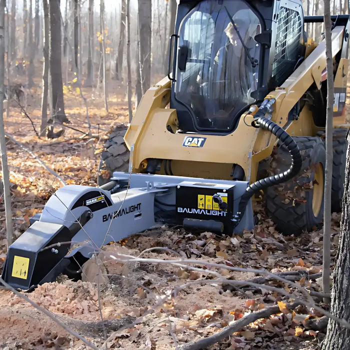 Baumalight S22 Stump Grinder With 12V Swing Actuator For Skid Steers