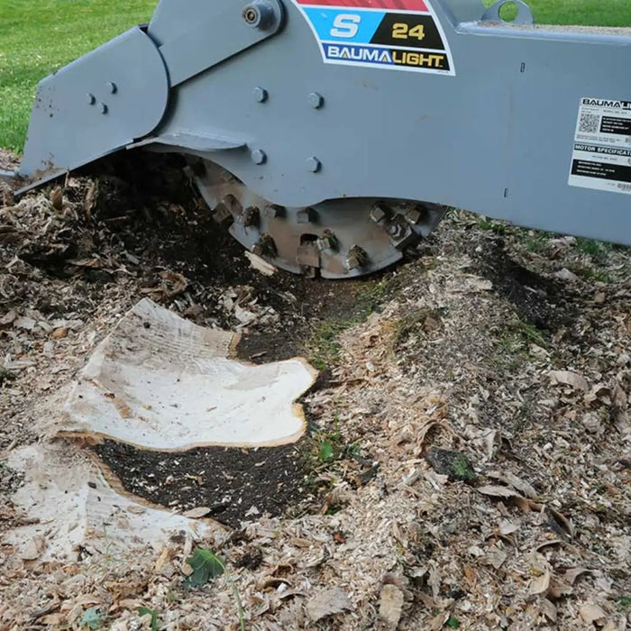 Baumalight S24 Stump Grinder With Swing Cylinder For Skid Steers