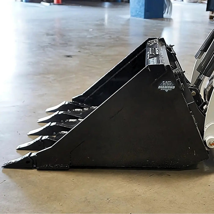 Blue Diamond Mini Skid Steer Bucket - Low Profile
