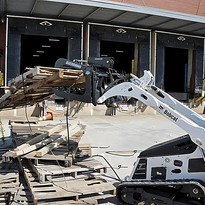 Blue Diamond Mini Skid Steer Root Grapple