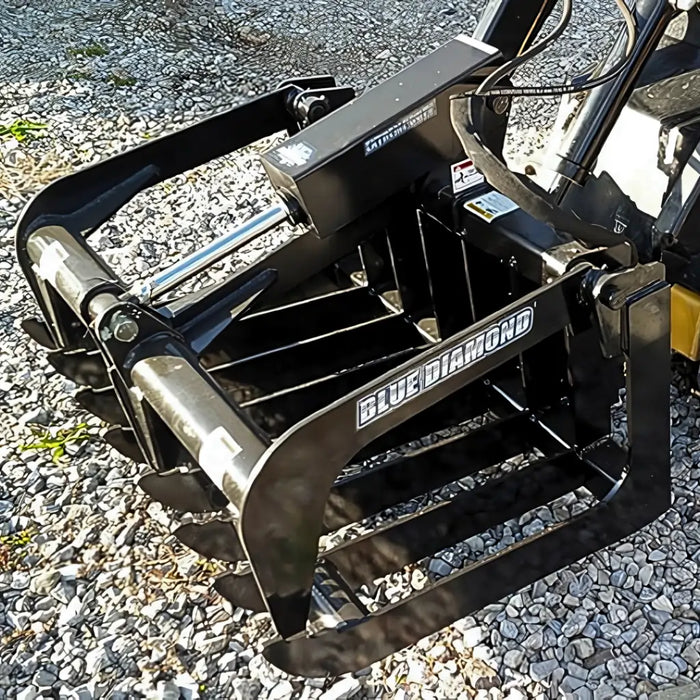 Blue Diamond Mini Skid Steer Root Grapple