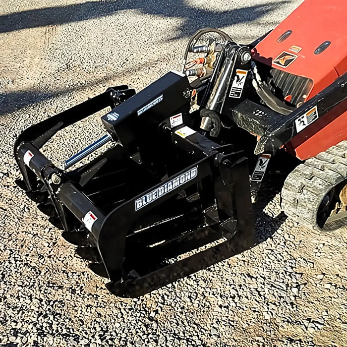 Blue Diamond Mini Skid Steer Root Grapple