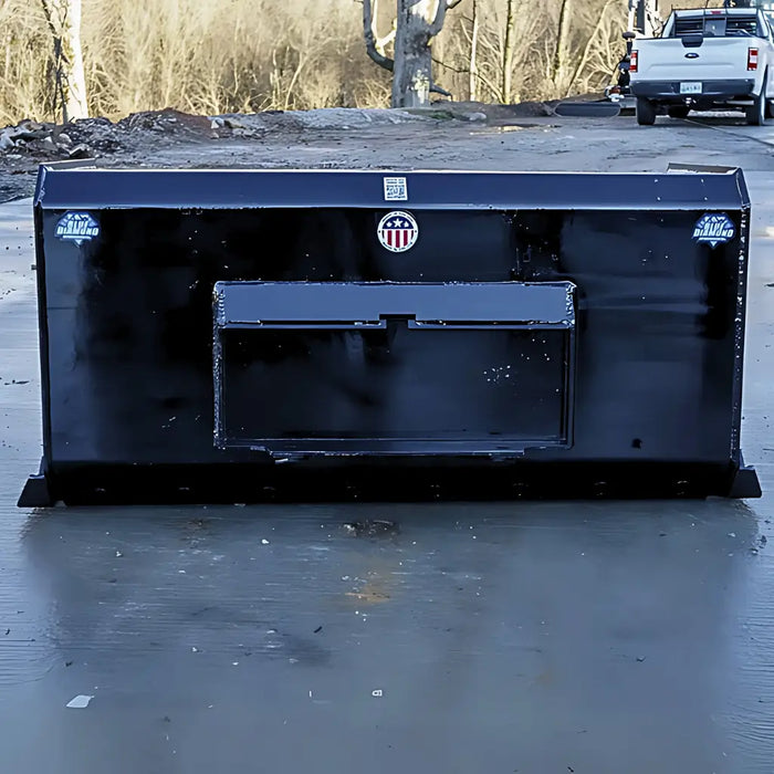 Blue Diamond Mini Skid Steer Snow Pusher