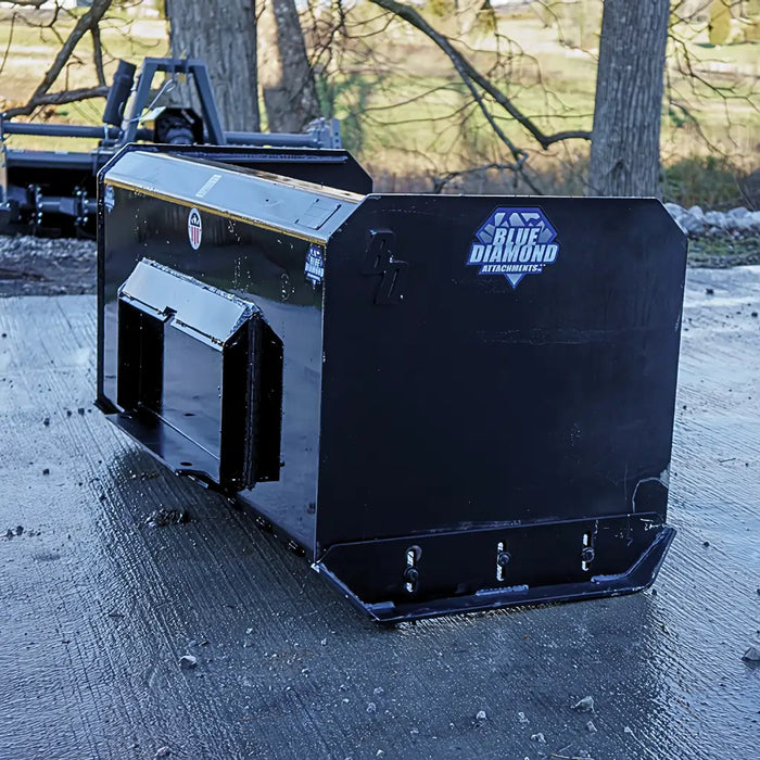 Blue Diamond Mini Skid Steer Snow Pusher