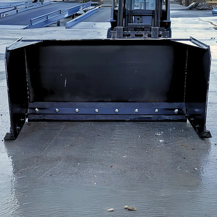 Blue Diamond Mini Skid Steer Snow Pusher