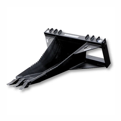 Blue Diamond Skid Steer Stump Bucket - Severe And Extreme Duty
