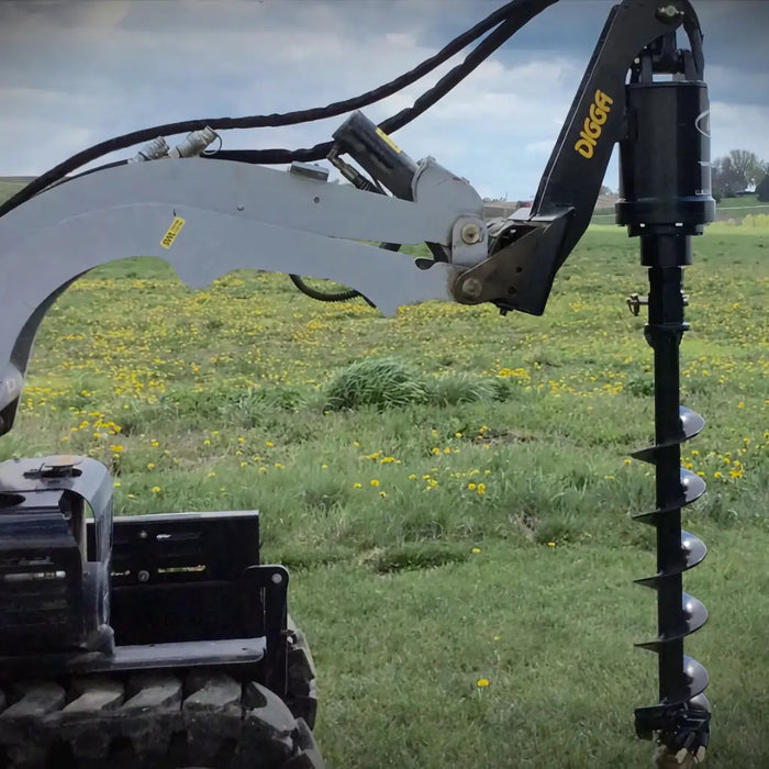 Digga 1DSS Auger Package with Mount for 6 - 16 GPM Machines