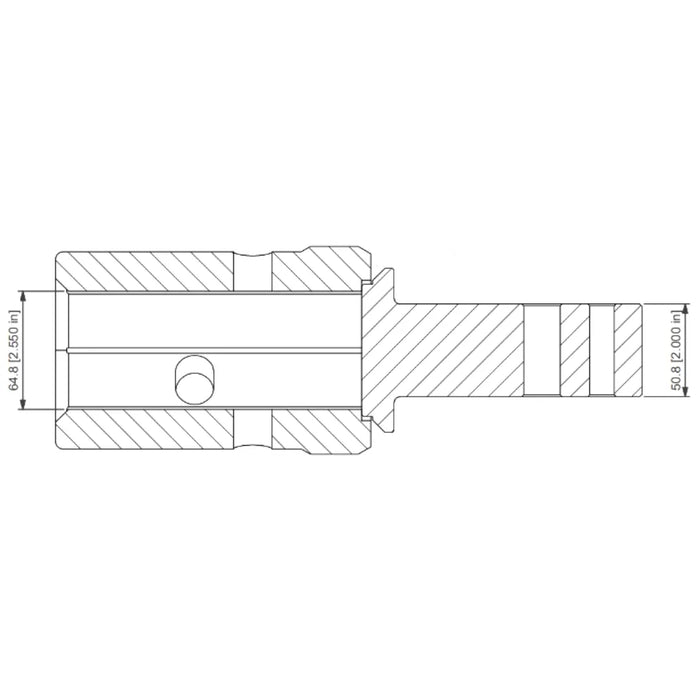 Digga Auger Adapter - 2.5