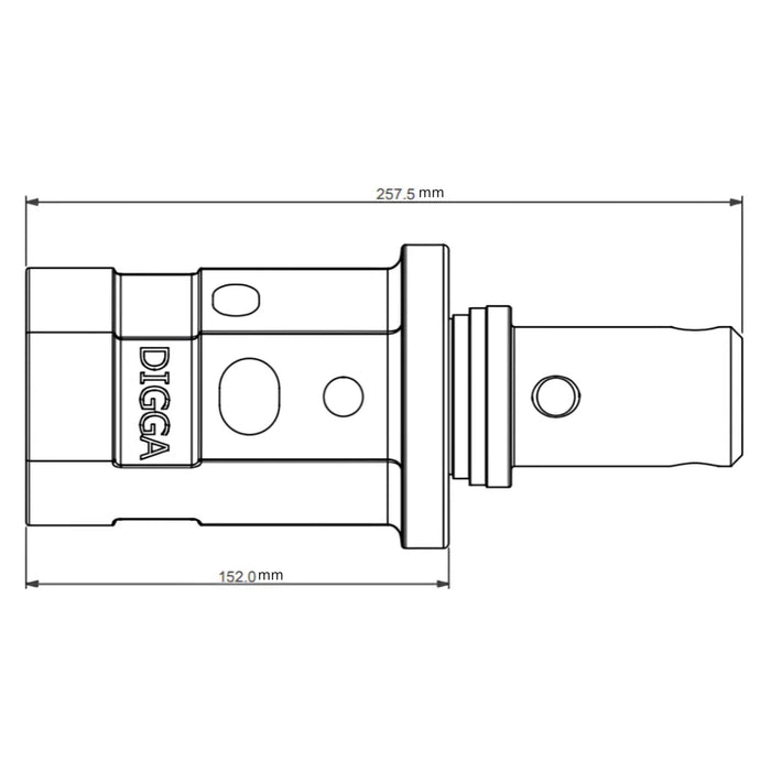 Digga Auger Adapter - 2