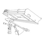 Digga Skid Steer Slide Shift Cradle for Auger Mounting Bracket