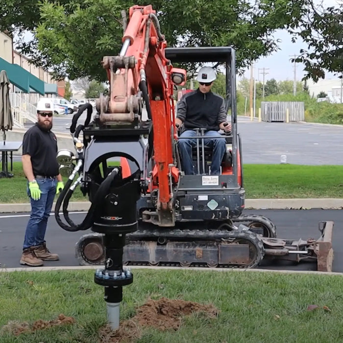Digga MM-10K Helical Pier Drive Package for Mini Excavators
