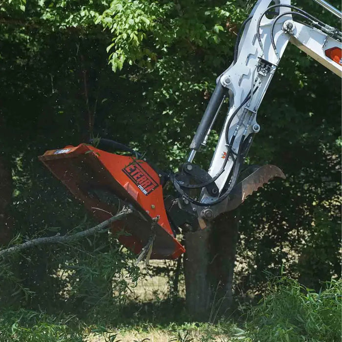 Excavator Cyclone Rotary Brush Mower