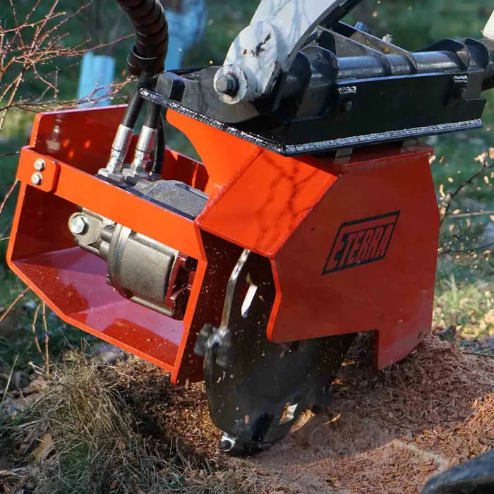 Vortex Mini Skid Steer Stump Grinder