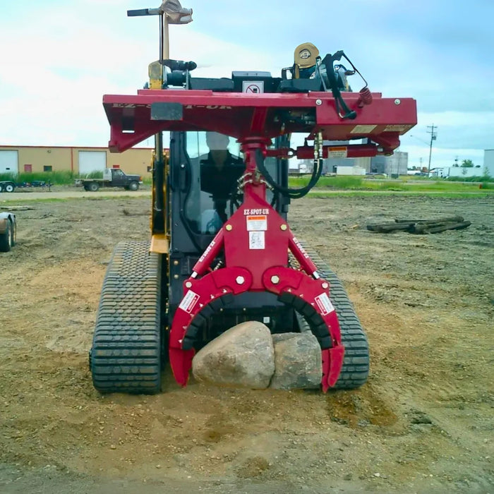 EZ SPOT UR 3-Finger Rock and Tree Hand Skid Steer Grapple Attachment