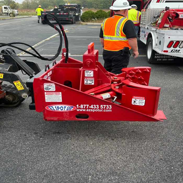 Mini Pole Jack Attachment for Skid Steers - EZ SPOT UR