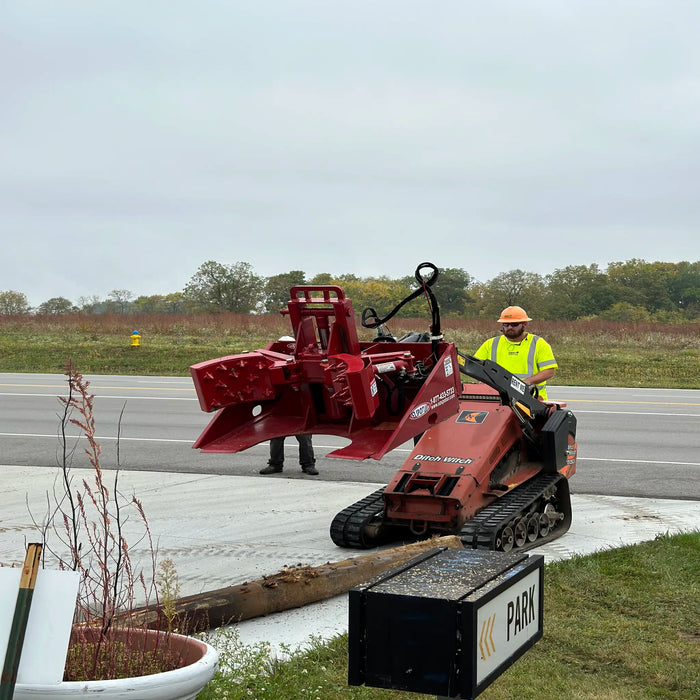 Mini Pole Jack Attachment for Skid Steers - EZ SPOT UR