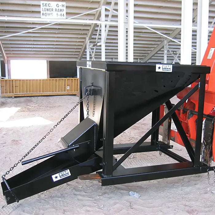 Star Industries Forklift Concrete Hopper w/ Swivel Chute