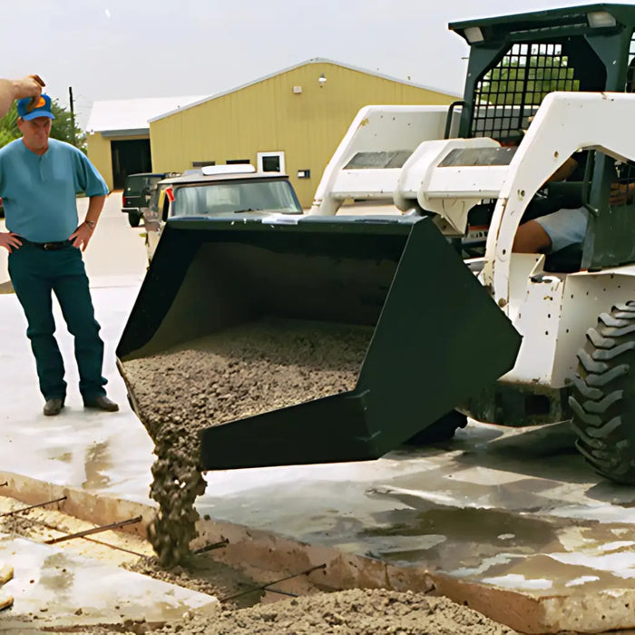 Star Industries Skid Steer Concrete Placement Bucket