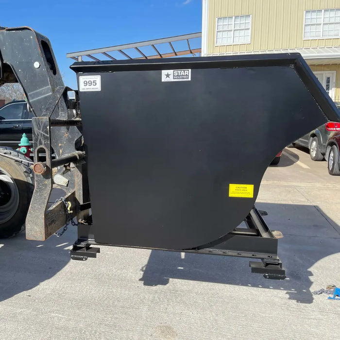 Star Industries Forklift Self-Dumping Trash Hopper