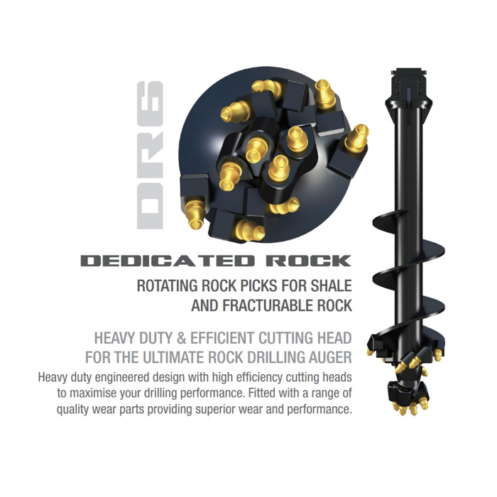 Digga DR6 Rock Auger Bit