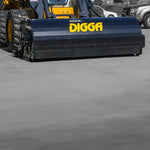 Digga Sweeper Bucket Broom Attachment for Skid Steer