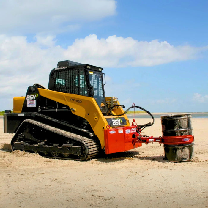 Skid Steer Barrel Handler Attachment - EZ SPOT UR