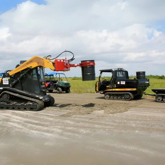 Skid Steer Barrel Handler Attachment - EZ SPOT UR