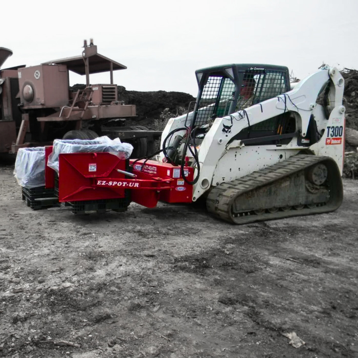 EZ SPOT UR Clamping Pallet Forks Skid Steer Attachment
