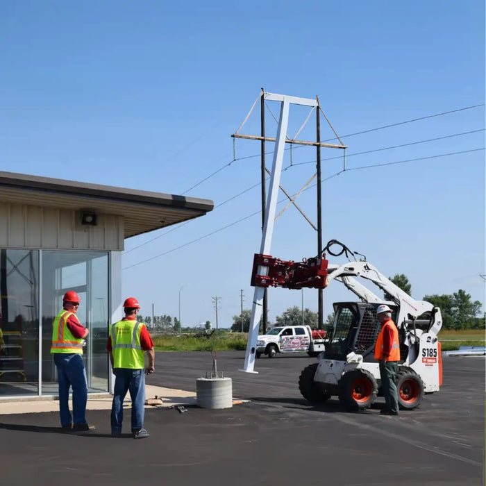 EZ SPOT UR Skid Steer Double Pole Claw