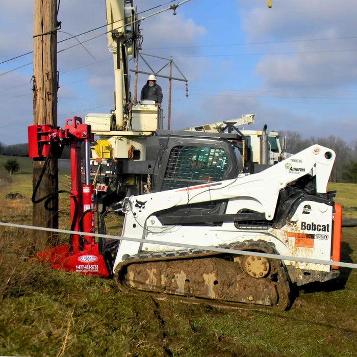 Pole Jack Attachment for Skid Steers - EZ SPOT UR