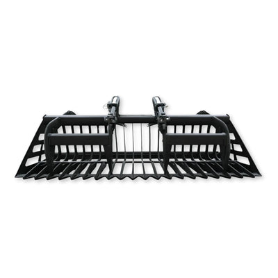 Loflin Fabrication Compact Tractor Rock Bucket Grapple