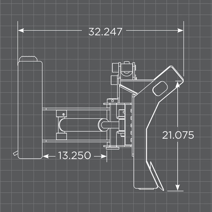 Loflin Fabrication Skid Steer 6-Way Dozer Blade