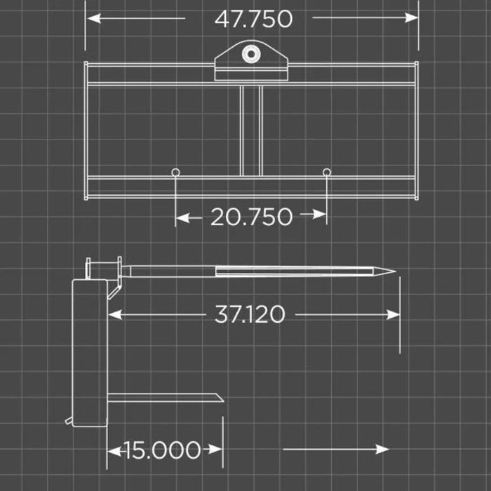 Loflin Fabrication Compact Tractor Hayspear