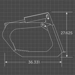 Loflin Fabrication Compact Tractor Root Grapple