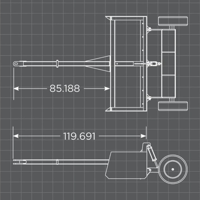 Loflin Fabrication Tractor Box Grader
