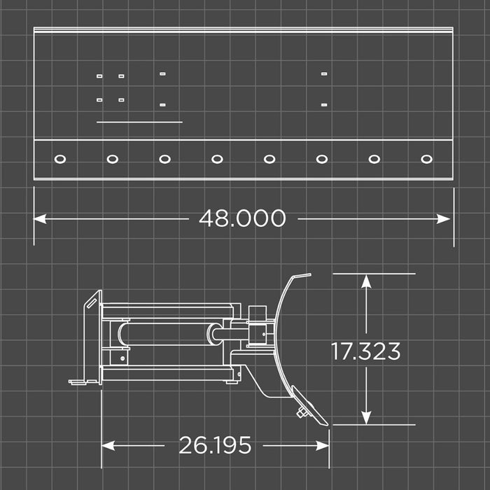 Loflin Fabrication Mini Skid Steer Dozer Blade