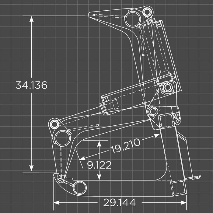 Loflin Fabrication Mini Skid Steer Root Grapple