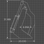 Loflin Fabrication Mini Vertical Root Grapple