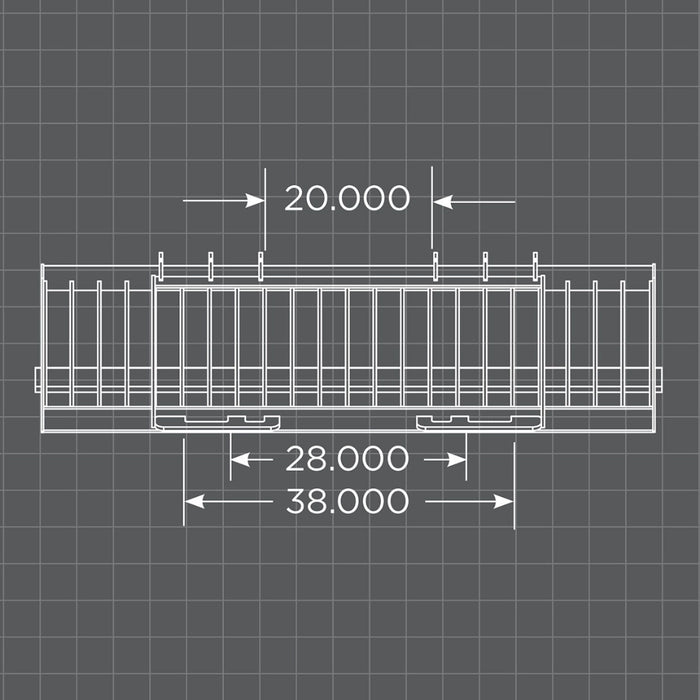 Loflin Fabrication Old Style Skid Steer Rock Bucket W/Teeth