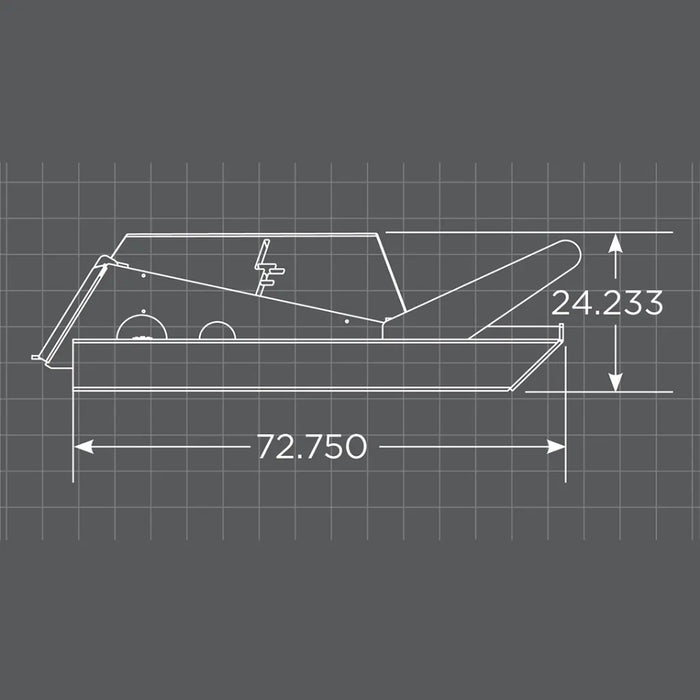 Loflin Fabrication Open-Front Skid Steer Brush Cutter