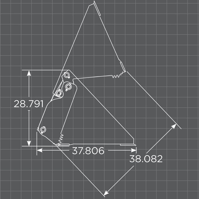 Loflin Fabrication Skid Steer 4-In-1 Combo Bucket