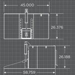 Loflin Fabrication Skid Steer Hydraulic Concrete Bucket