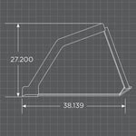Loflin Fabrication Skid Steer Snow and Litter Bucket
