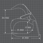 Loflin Fabrication Skid Steer Standard Duty Root Grapple