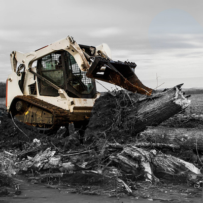 Loflin Fabrication Skid Steer Stump Bucket